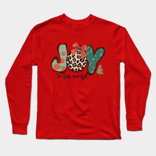 Joy To The World Christmas Long Sleeve T-Shirt